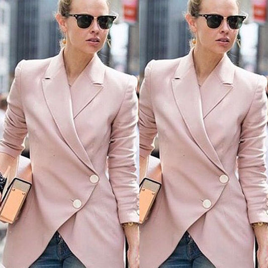 Women Suit Dust Pink Custom Made Tuxedos Evening Party Slim Blazer Formal Wear For Wedding One Piece