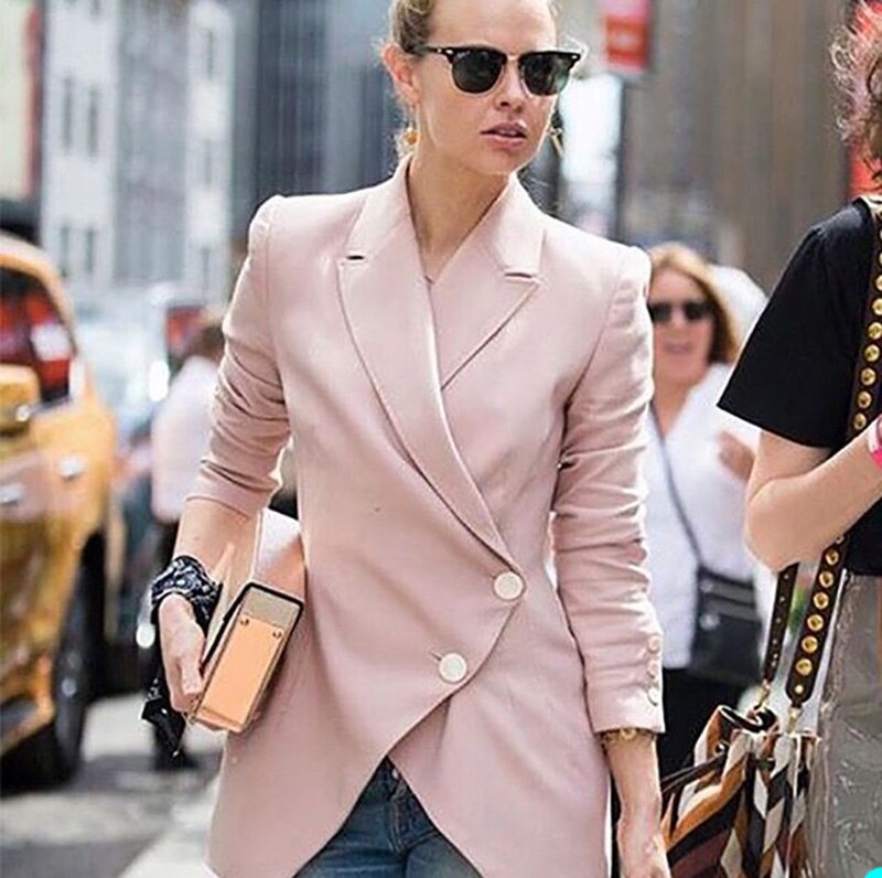 Women Suit Dust Pink Custom Made Tuxedos Evening Party Slim Blazer Formal Wear For Wedding One Piece
