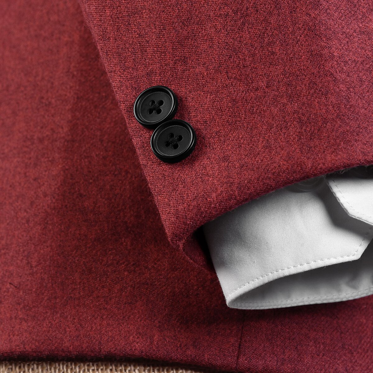 Costume classique rouge pour homme, veste et pantalon croisés, sur mesure, pour marié, mariage, occasion formelle 