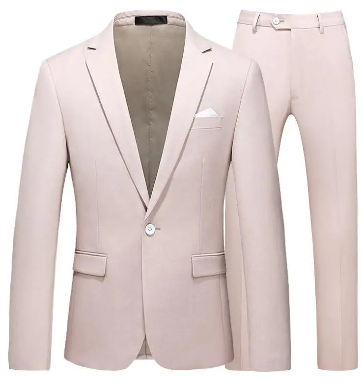 Traje formal rojo de 2 piezas para hombre, vestido de fiesta de boda, abrigo y pantalones, talla grande, negro, blanco y azul. 