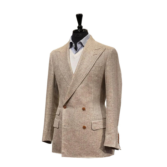 Latest Casual Men Suits Blazer for Wedding Double Breasted Groom Wear Evening Party Prom Tuxedo Jacket Customize Only Coat