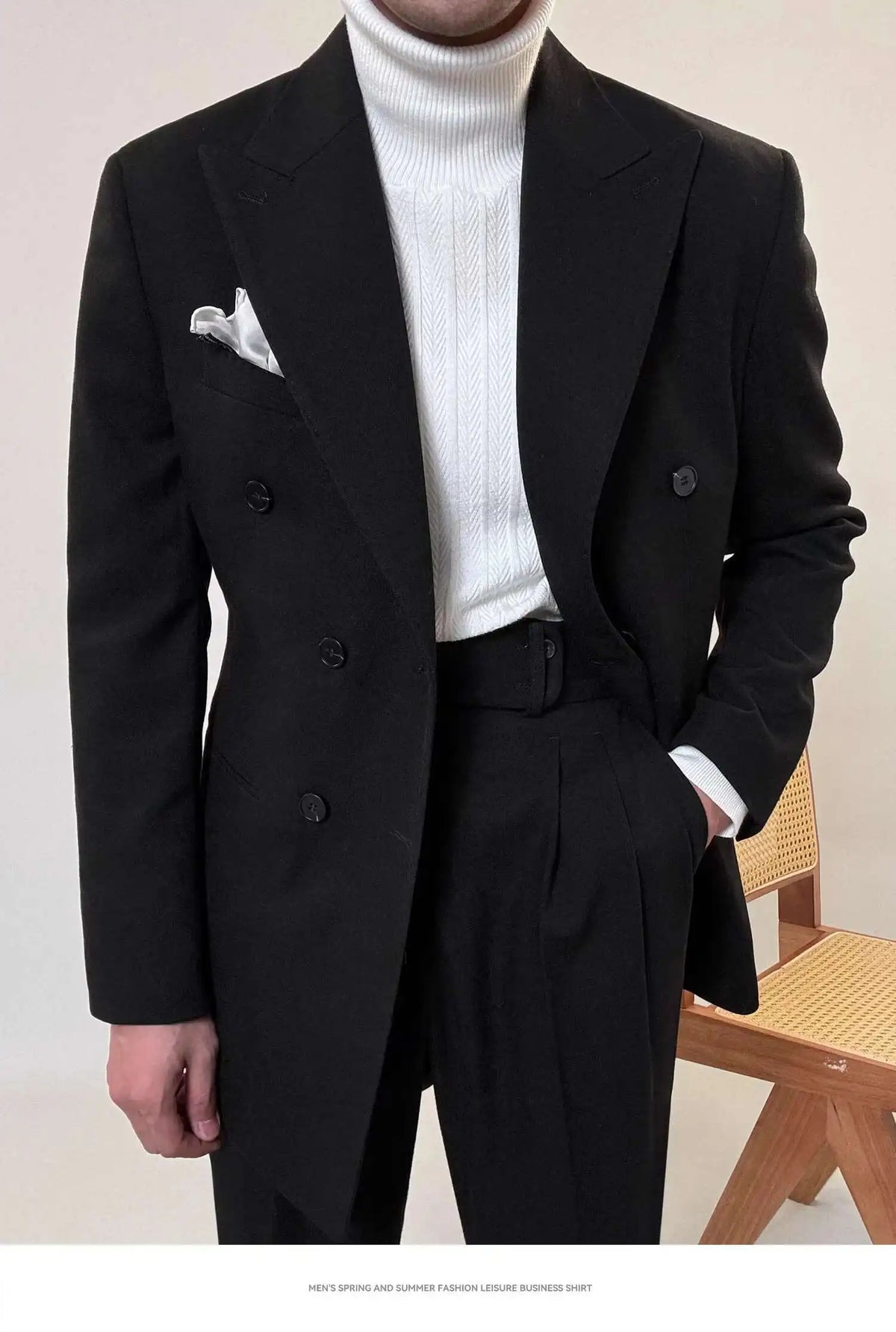 Casual Office Party Prom Costume Homme Men Tuxedo Suit Winter Business Dress Suit Wedding Suit for Men Versatile