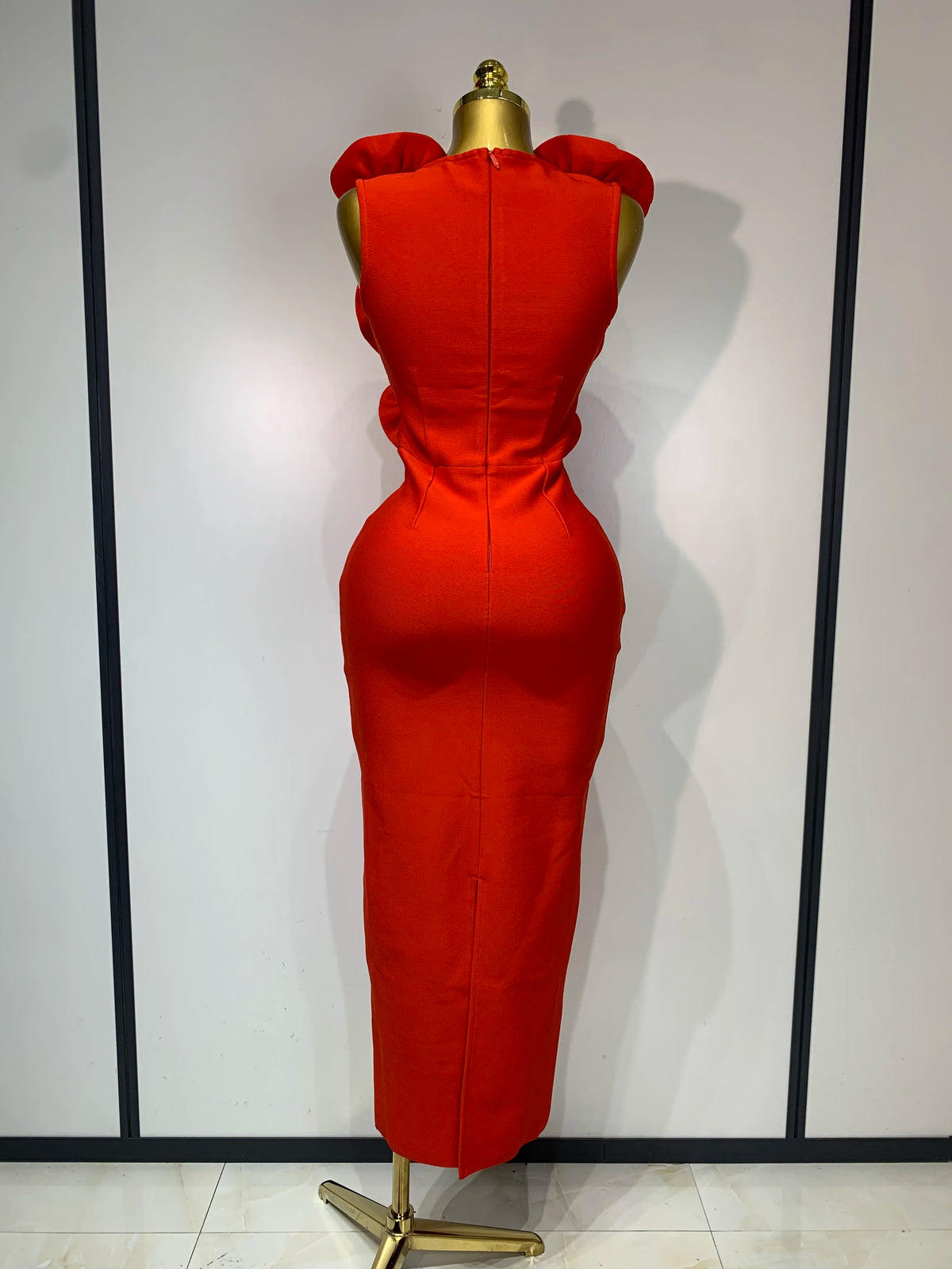 3D Flower Sleeveless Bodycon Bandage Dress Women Celebrity Elegant Party Club Luxury Birthday Dress Vestidos