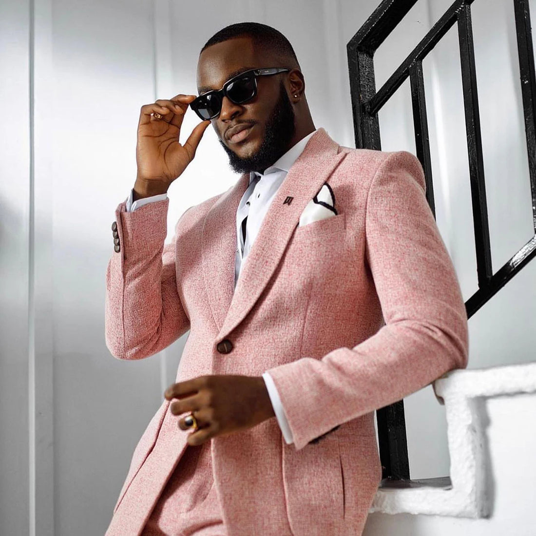 Autumn Luxury Wedding Suits for Men Peak Lapel Groom Wear Slim Fit Tuxedos Business Party Fall Winter 2 Pcs Coat Pants Customize