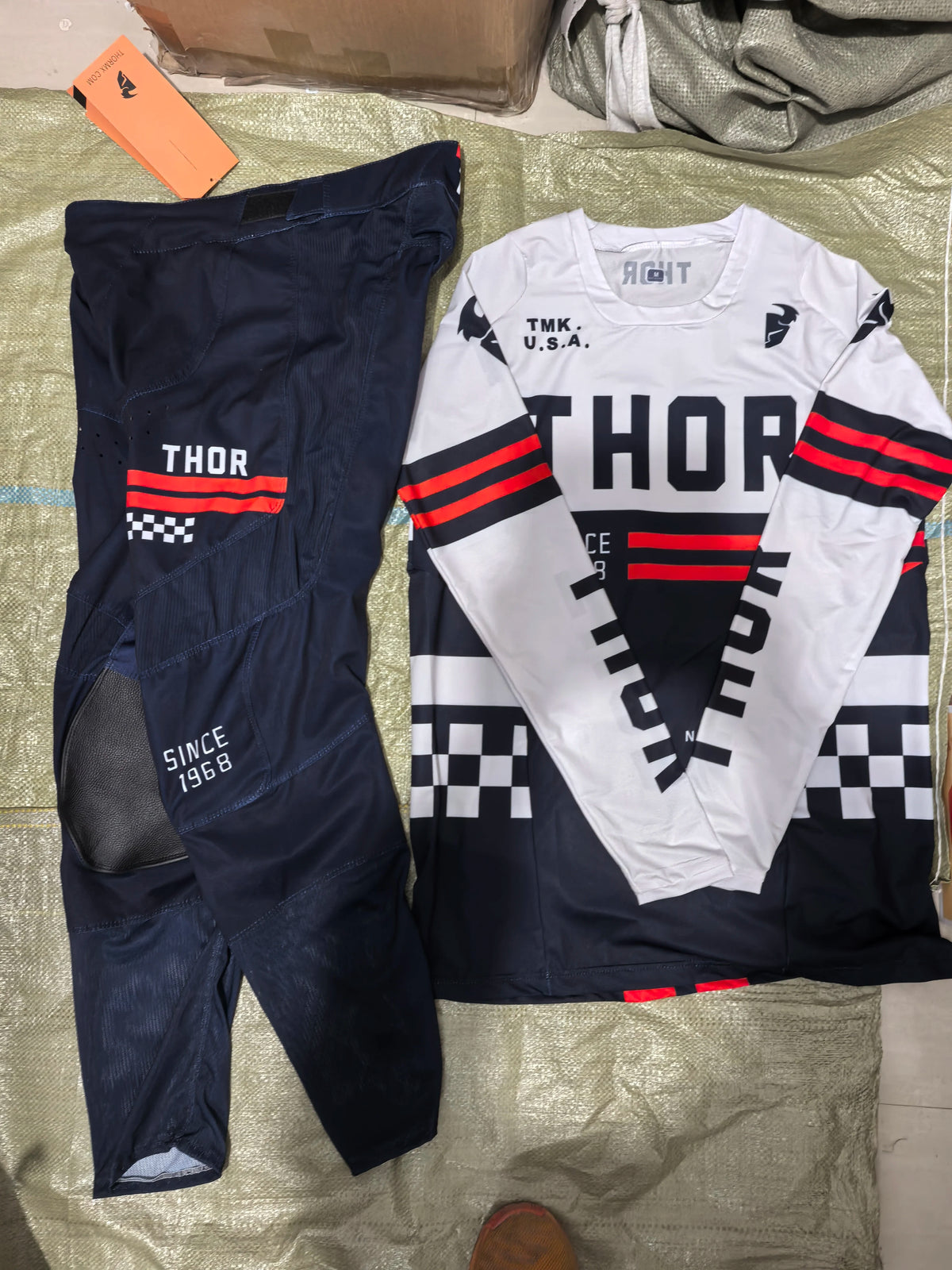 TLD Racing MX Dirt Bike Combos Ensemble d'équipement de motocross Ensemble de maillot de moto tout-terrain Vêtements de course hors route Combinaison de moto