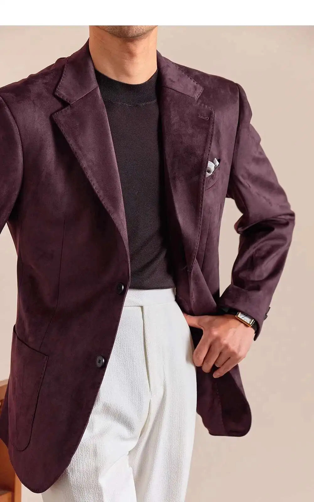 Italian Style Blazer Men Casual Business Spring Autumn Jacket Men Blazer Masculino Slim Fit Blazer Hombre Blazers Para Hombre