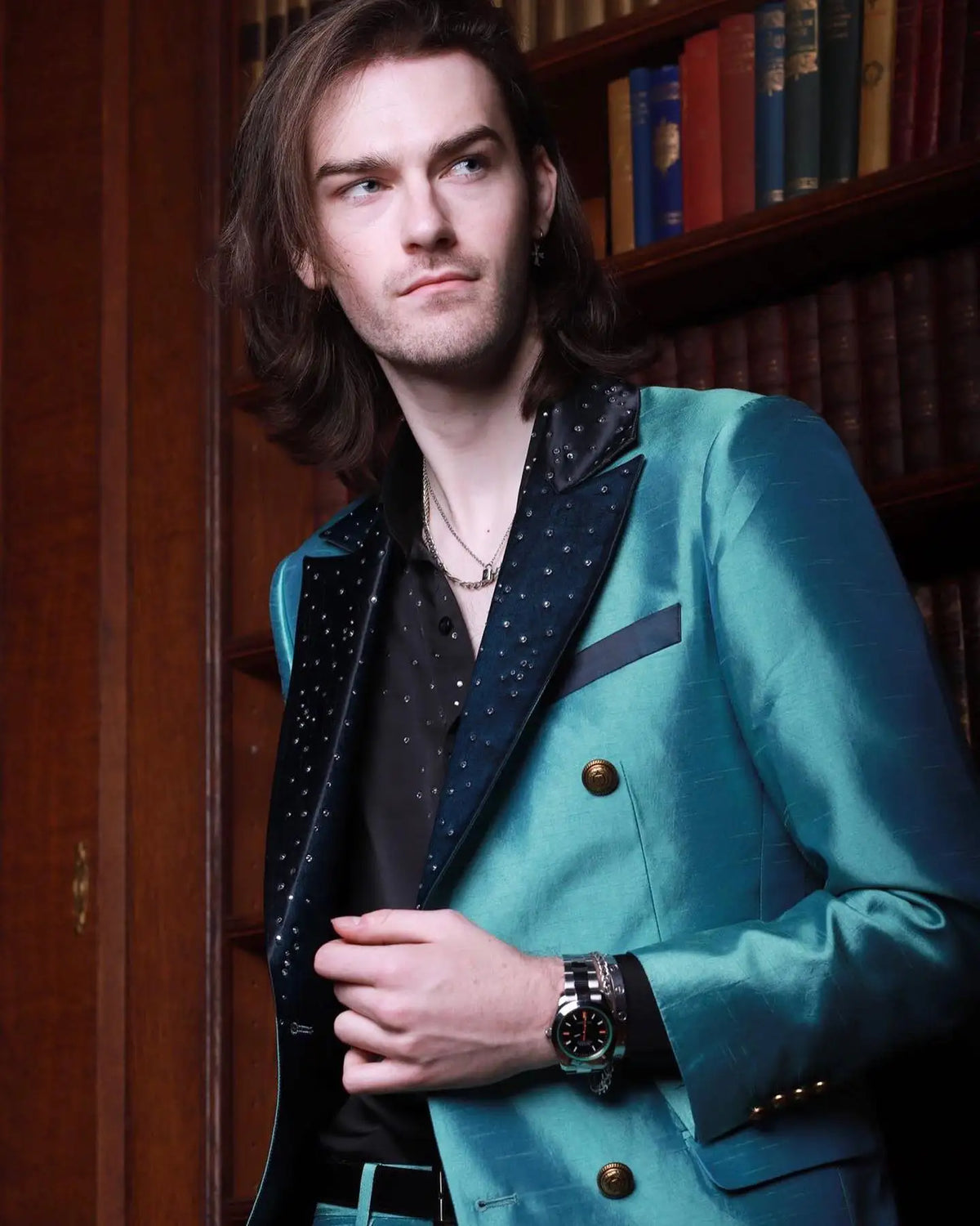Fashion Shiny Surface Wedding Men Suits Elegant Tailor-Made Groom 2-Pieces Coat Pant Formal Occasions Party Singer Costume Made