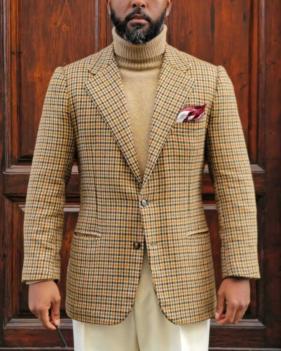 Classic Men's Wedding Suit Blazers Notched Lapel Tuxedos Single Breasted Jacket for Male Groom Wear Only Coat Customized