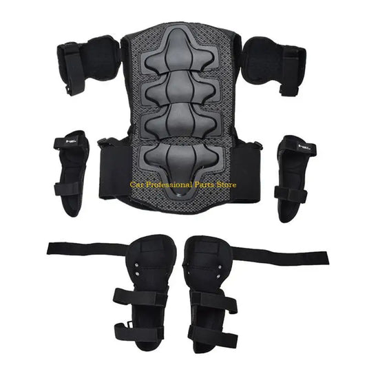 Children for Protection Vest Motorcycle Kids Suit ATV Dirt Bike Chest Spine Knee Elbow Pad Skiing