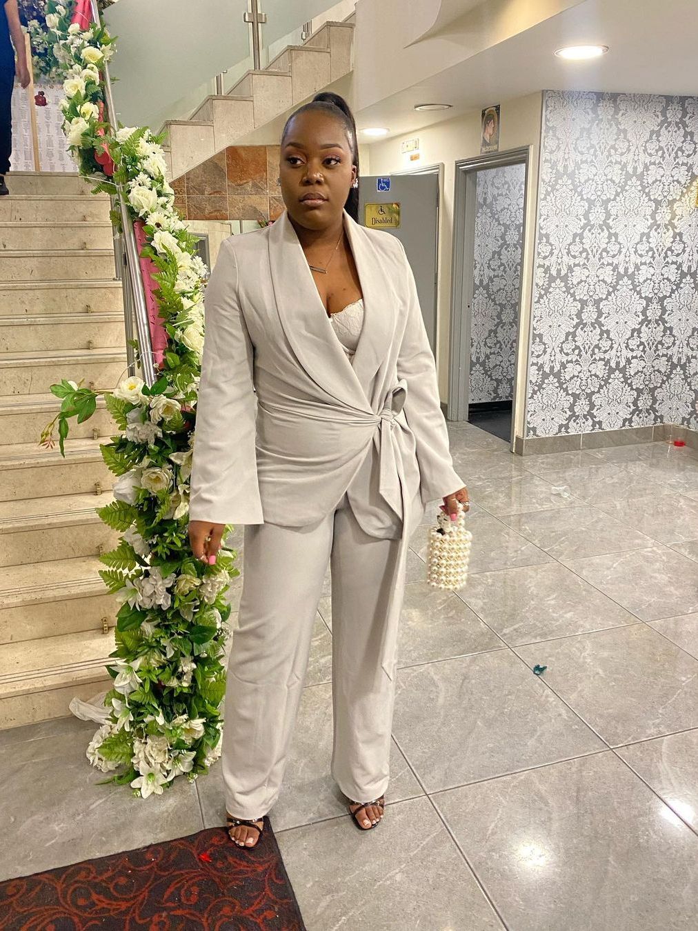 Plus Size Mother Of The Birde Pants Suits Summer Street Celebration Blazer Set Evening Party Prom Wedding Wear 2 Pieces