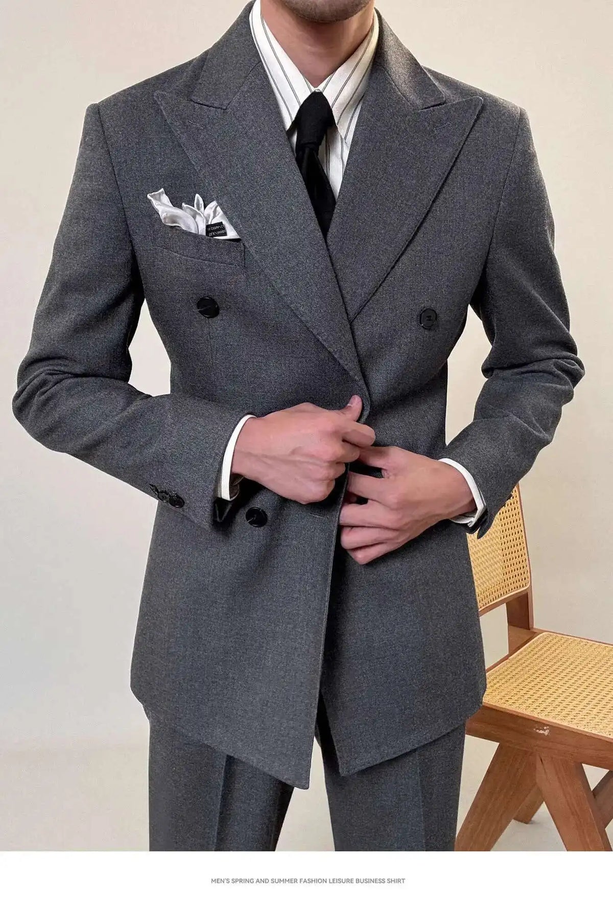 Traje informal de oficina, fiesta, graduación, esmoquin para hombre, traje de negocios de alta calidad, traje de boda para hombre, versátil