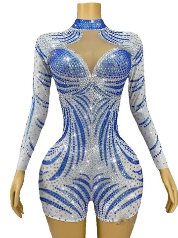 Mono corto elástico sexy con estampado en caliente de alta calidad, ropa de mujer personalizada a la moda. 