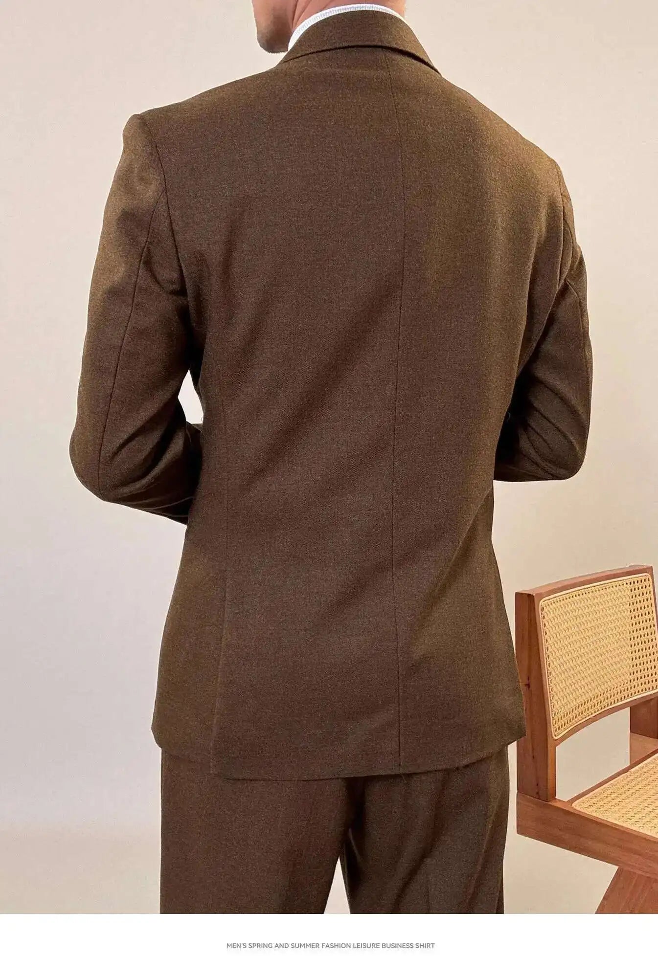Casual Office Party Prom Costume Homme Men Tuxedo Suit Winter Business Dress Suit Wedding Suit for Men Versatile