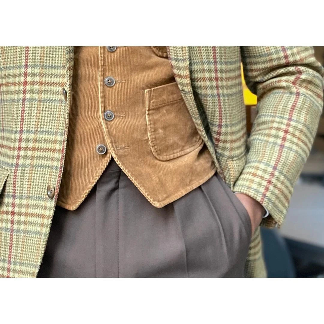 Fashion Winter Wedding Suits for Men Woolen Groom Wear Slim Fit Notch Lapel Tuxedos Business Office 2 Pcs Jacket Pants