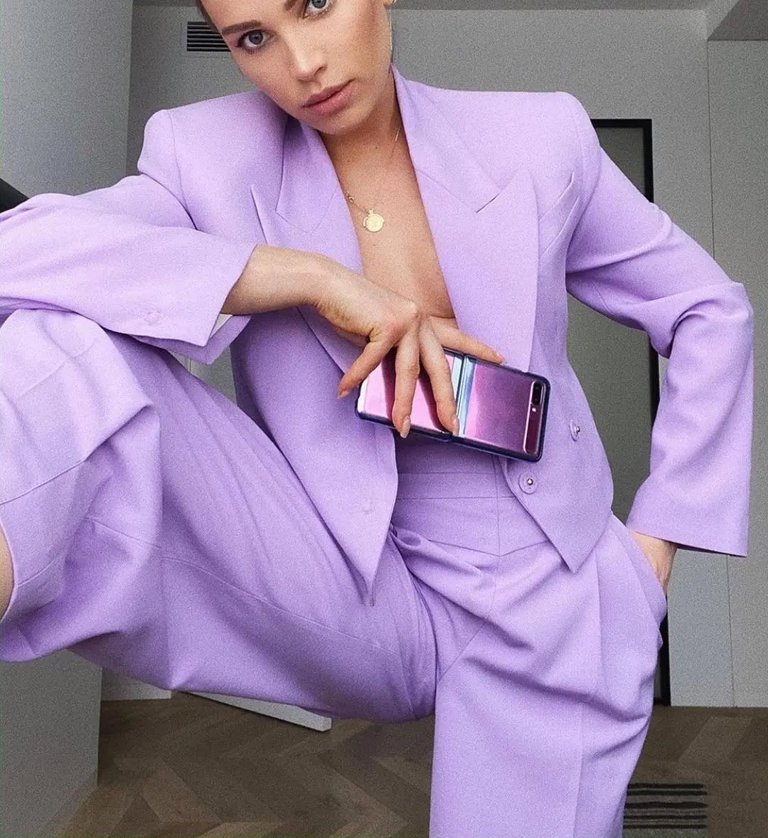 Ensemble 2 pièces pour femme, pantalon, short, blazer, tenue de soirée formelle, smoking, robe pour jeune fille