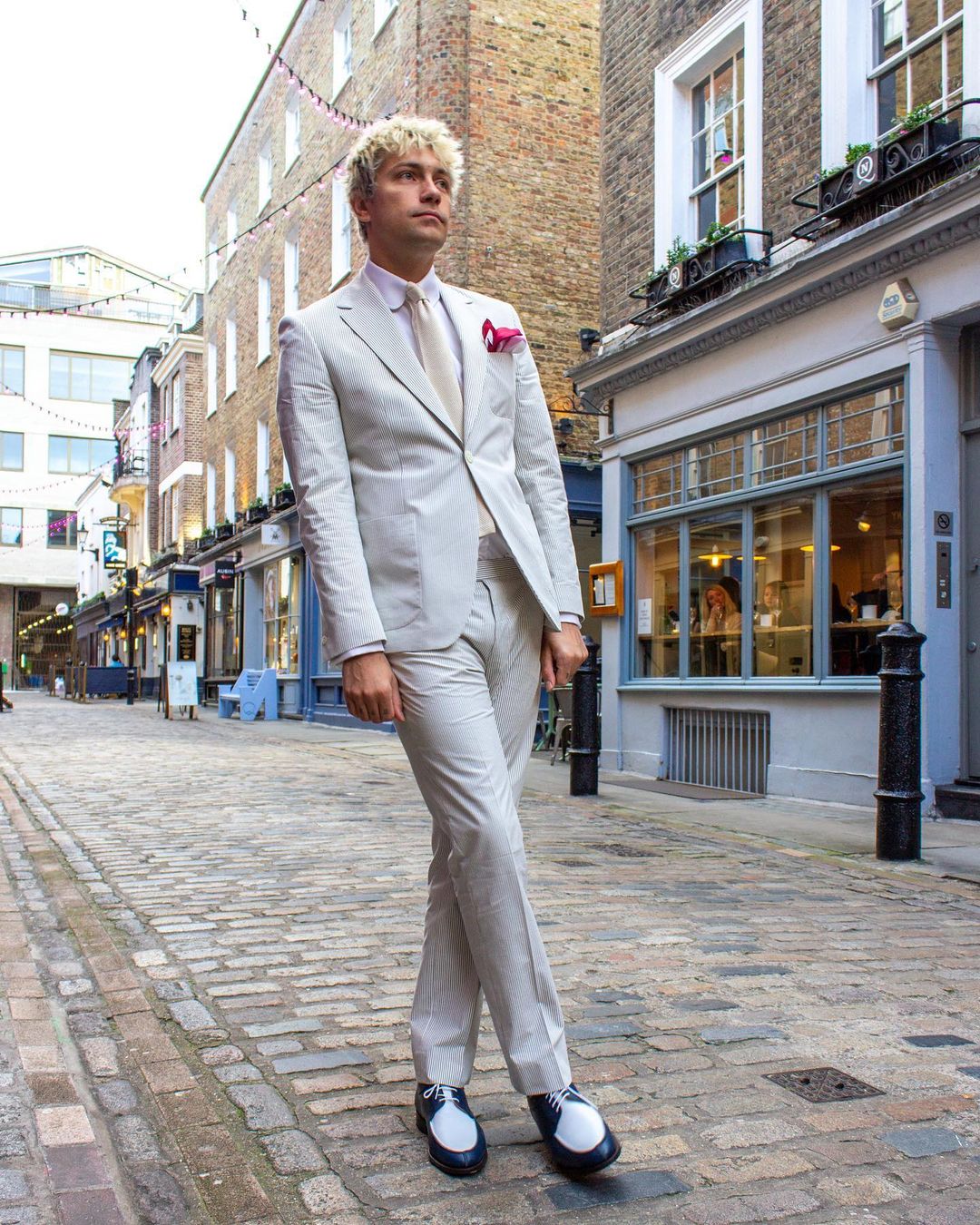 Costume à rayures pour homme, un bouton, sur mesure, deux pièces, veste et pantalon, costume de créateur pour occasion formelle 