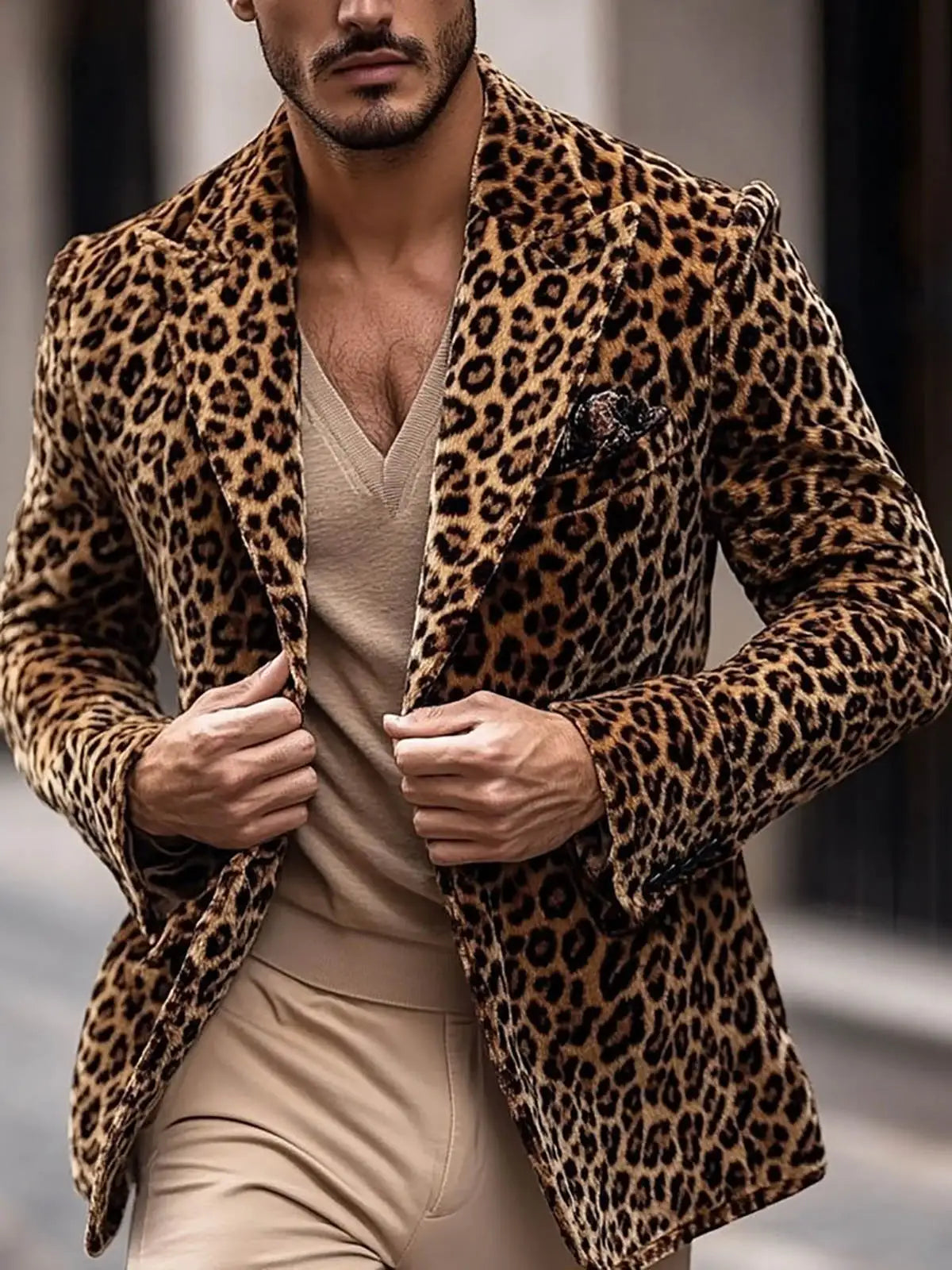Winter Vintage Men Wedding Coat Single Breasted Peaked Overcoat Thick Party Customized Coats Custom Made Only Blazer