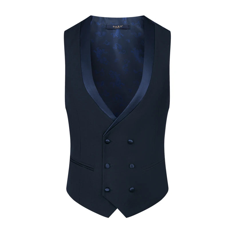 High-grade Light Luxury Mens Suits Set 3 Pieces, Wedding Host Banquet Performance Party Blazer Dress with Pants Vest,