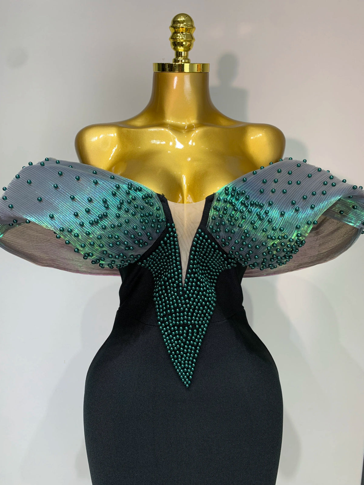 Women Celebrity Sexy Off Shoulder Beading Bodycon Maxi Long Bandage Dress Elegant Evening Club Party Luxury Birthday Outfit