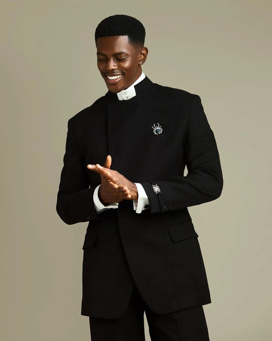 Simple Men Suits Tailor-Made 2 Pieces Standard Lapel Jacket Blazer One Breasted Groom Evening Party Customized Coat Pants