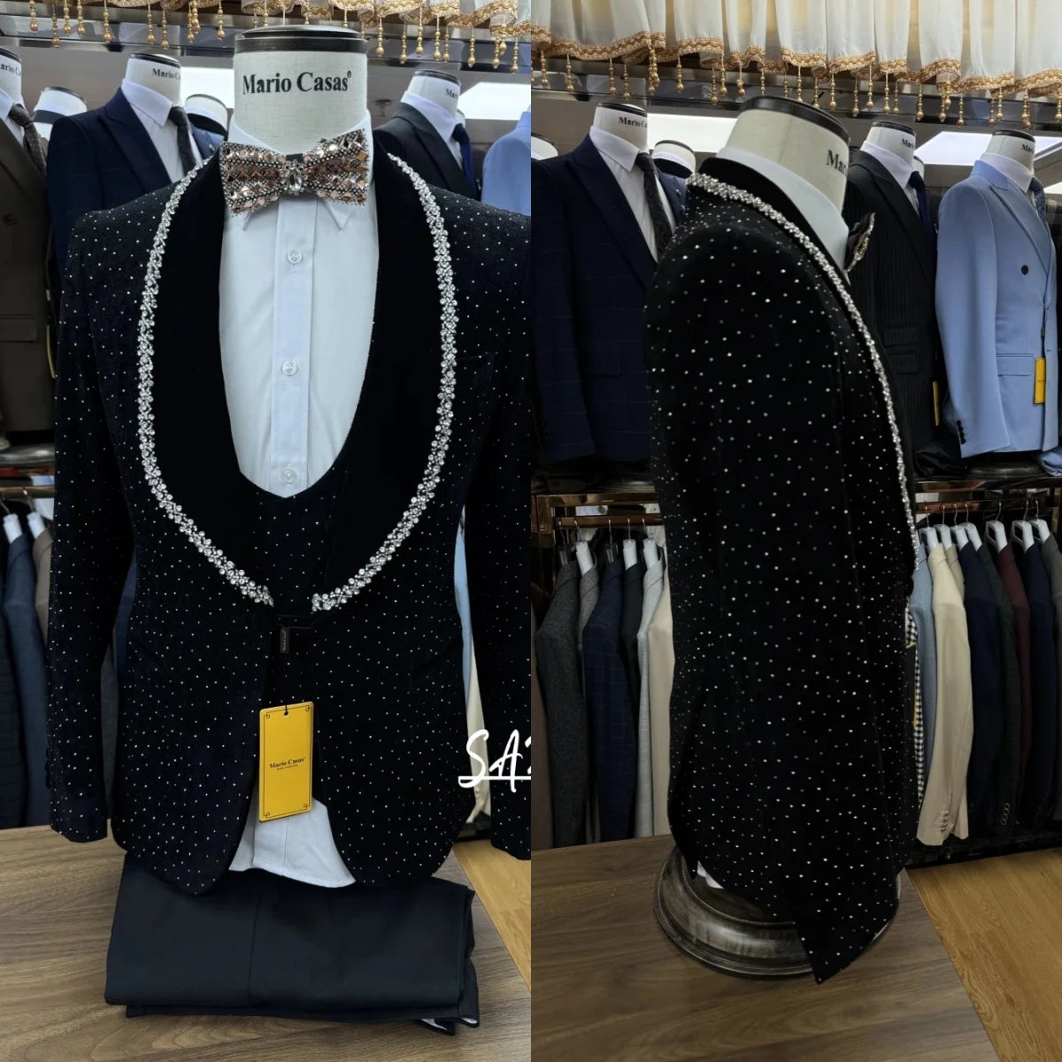 Elegant Men's Wedding Blazer Shawl Lapel Jacket Single Breasted Tuxedos Business Party  Wear Only Coat Customized