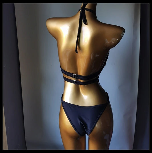 El último traje de baño de moda, bikini de barra con diamantes, bikini de barra de cristal, traje de baño de barra hecho a mano, bikini de barra con diamantes.