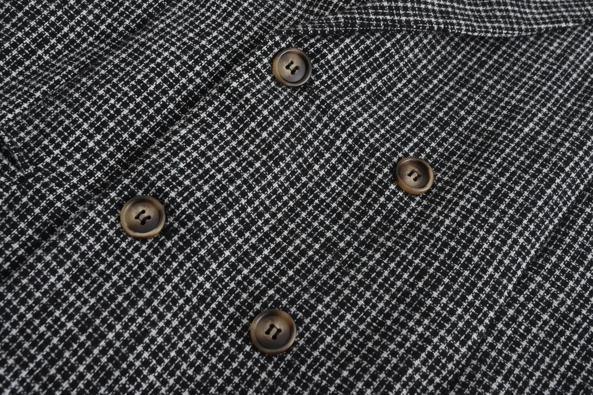 Autumn Men Blazers Slim Fit Plaid Suits Jackets Male Long Sleeve Double-breasted Outerwear Business Casual Coats