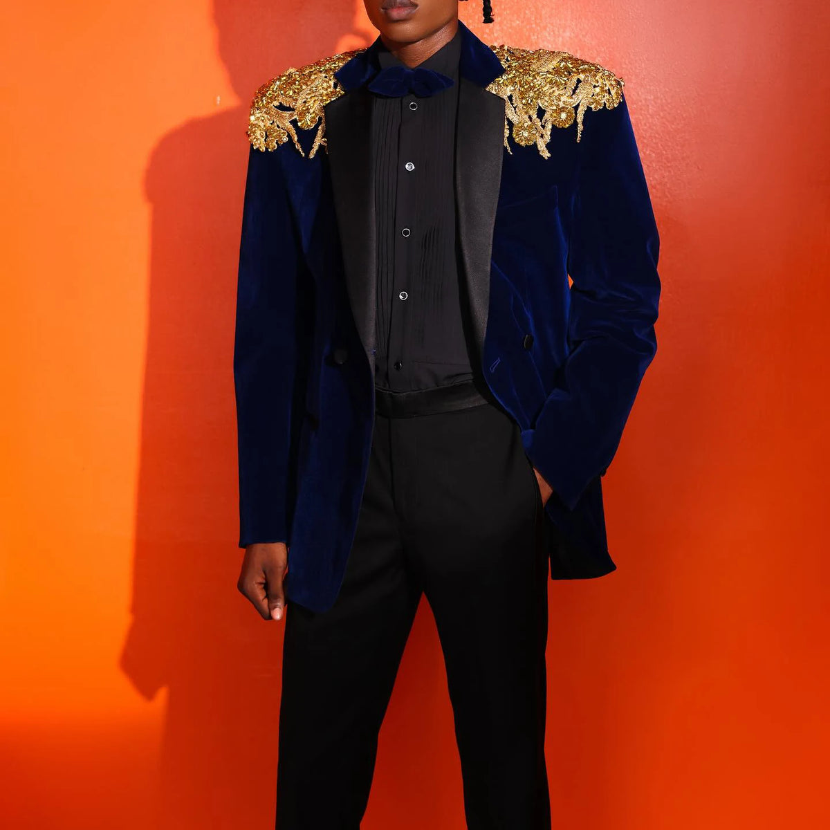 Luxury Velvet Men Wedding Suits 2 Piece Groom Wedding Tuxedos Appliques Prom Jacket Business Customized