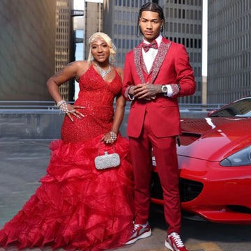 Customized Fashion Men Suits Wedding Groom Jacquad Tuxedo Slim Fit Formal Business Blazer Banquet 2 Piece  Blazer Masculino