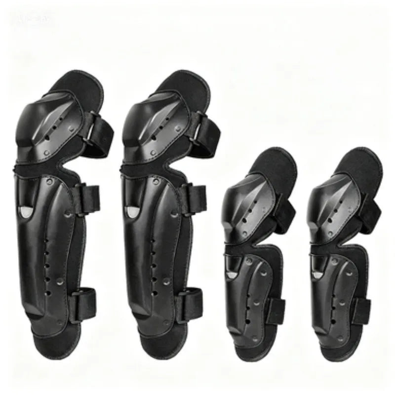Men's All-Season Off-Road Motorcycle Protective Gear Set (4-Piece): Racing & Motorcycle Equipment with Long Knee Guards