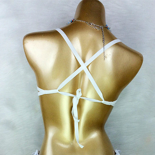 Nuevo conjunto de sujetador y pantalones de cintura alta para danza del vientre para mujer, disfraz de samba para carnaval, ideal para bailarinas de discoteca y escenarios.