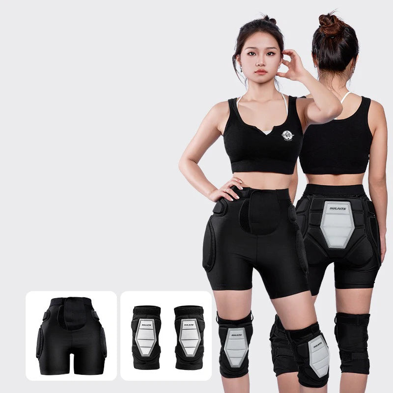 Protective Men Motorcycle Shorts Snowboard Sports Hip Butt Body Protection Gear Hockey Motocross Ski Shorts