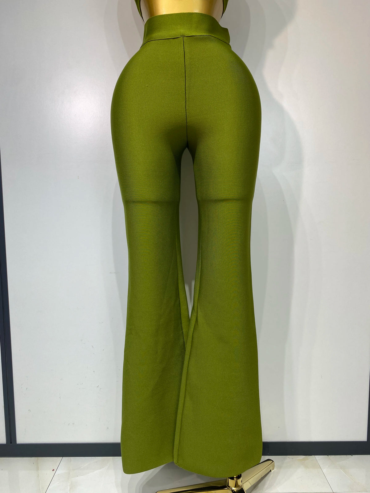 Women Sexy Bandage Crop Top Pant Set Evening Party Club Luxury Birthday High Street Fashion Elegant Luxury Birthday Outfit