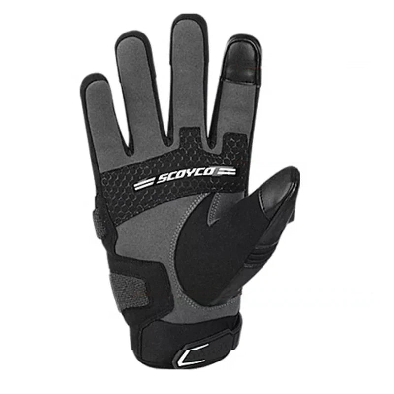 Winter Warm Carbon Motorcycle Gloves Riding Racing Guantes Touch Screen Men's Motorcross Equipment