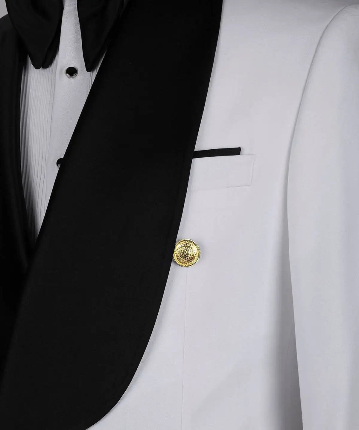 Classic Men Suits for Wedding Beaded Shawl Lapel Blazer One Piece Double Breasted Groom Tuxedo Coat Customized Only Jackets