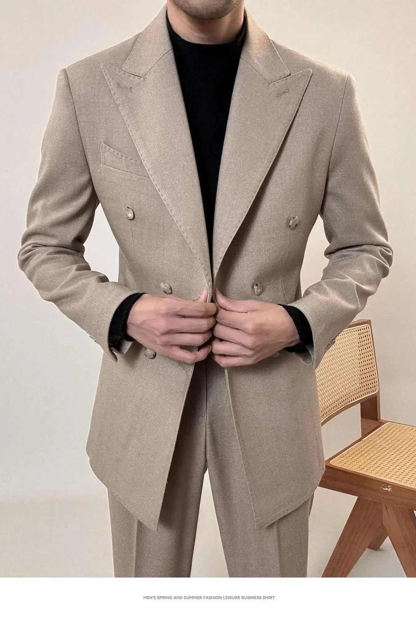 Traje informal de oficina, fiesta, graduación, esmoquin para hombre, traje de negocios de alta calidad, traje de boda para hombre, versátil