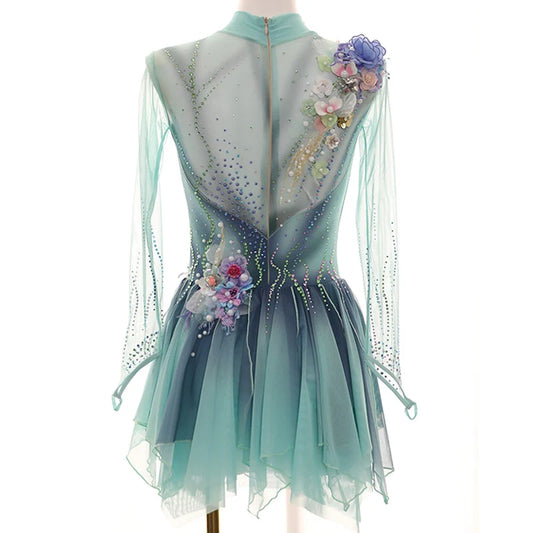 Figure Skating Performance Skirt Training Skirt Grading Kosten Skating Skirt Competition