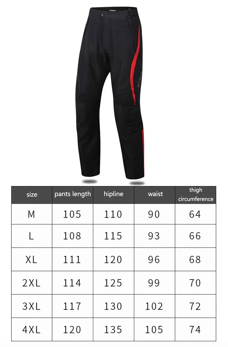 Men Motorcycle Jacket Waterproof Four Season Motorbike Overcoat Pants Reflective Riding Jackets Windproof Suits Removable Lining