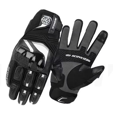 Winter Warm Carbon Motorcycle Gloves Riding Racing Guantes Touch Screen Men's Motorcross Equipment