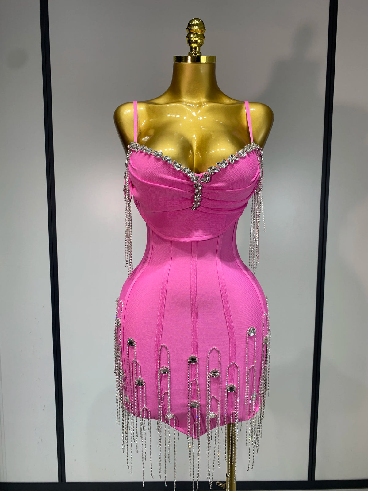 Women Sexy Backless Spaghetti Strap Bodycon Sleeveless Bandage Dress Elegant Prom Gown Club Evening Party Birthday Dresses