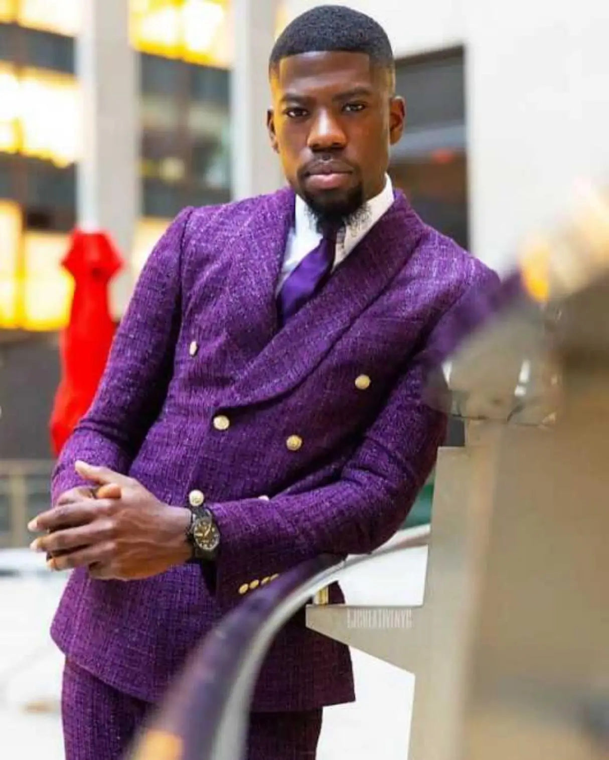 Modern Men Wedding Suits Shawl Lapel Tuxedos Double Breasted Groom Wear 2 Pcs Jacket Pants Prom Evening Party Custom Made