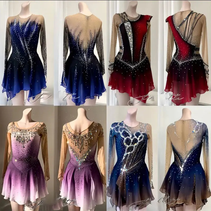 Customized Figure Skating Performance Dress for Grading Examination Kosten