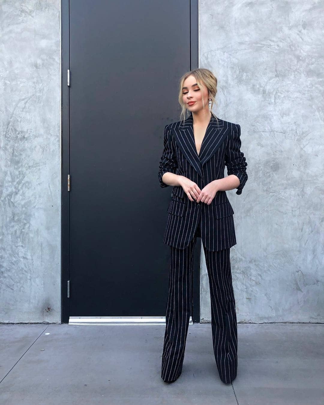 Black Stripe Women Suits Office Sets 2 Pcs Cotton Custom Made Blazer+Pants Fit Slim Formal Business Mother of Evening Prom Dress