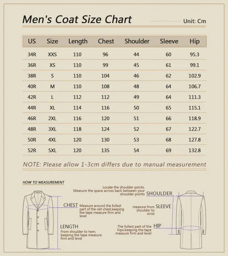 Casual Men Long Coat Double Breasted Wool Blends Business Formal Overcoat Peaked Lapel  Winter Warm Jacket Customized