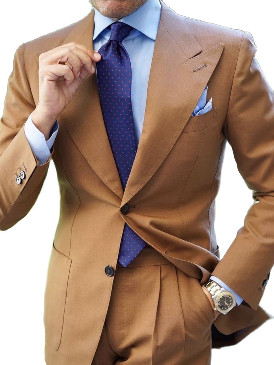 Trajes de boda de tweed de pata de gallo de 3 piezas para hombre, trajes de esmoquin con solapa de muesca para padrinos de boda, trajes de novio de talla grande 
