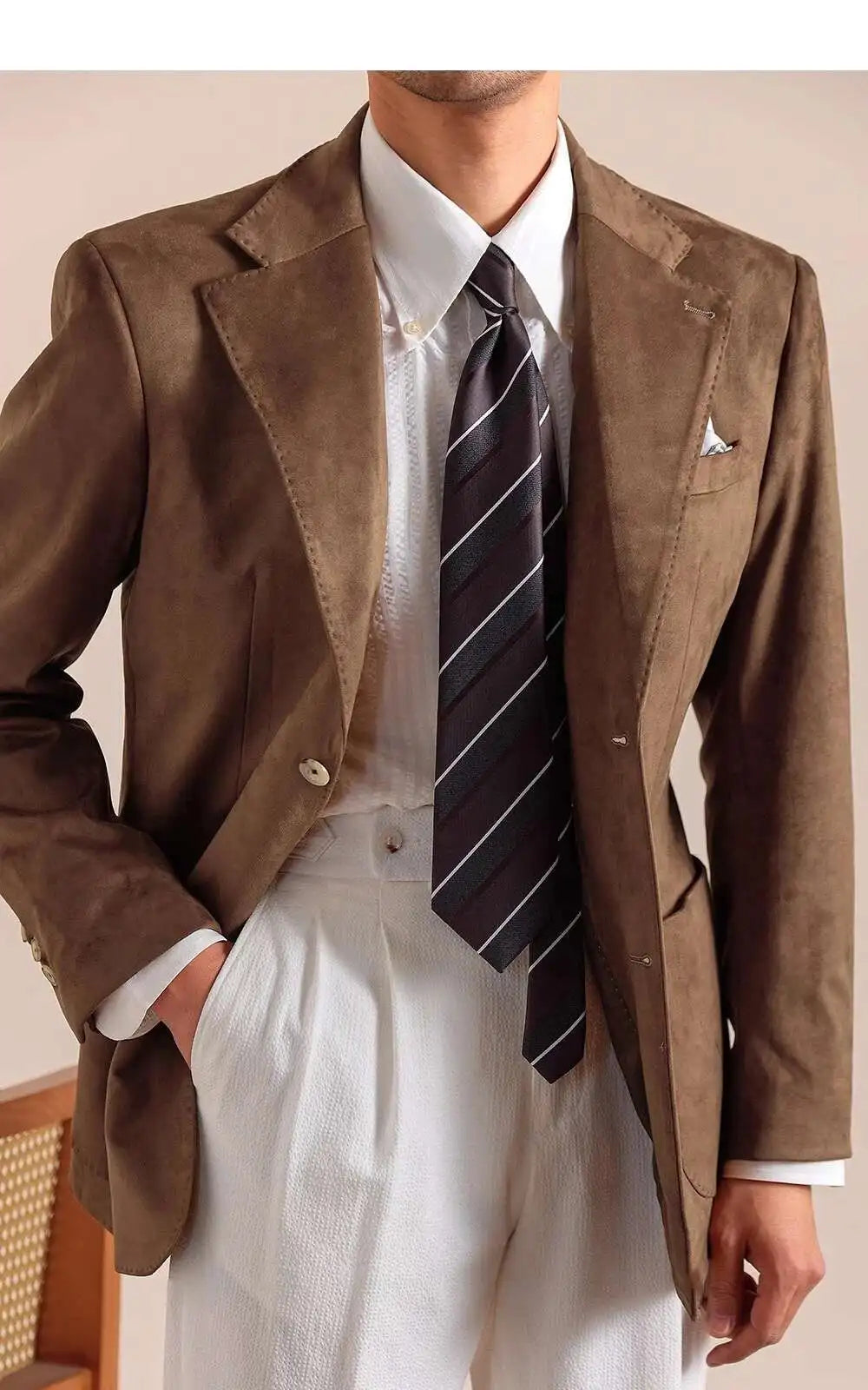 Italian Style Blazer Men Casual Business Spring Autumn Jacket Men Blazer Masculino Slim Fit Blazer Hombre Blazers Para Hombre