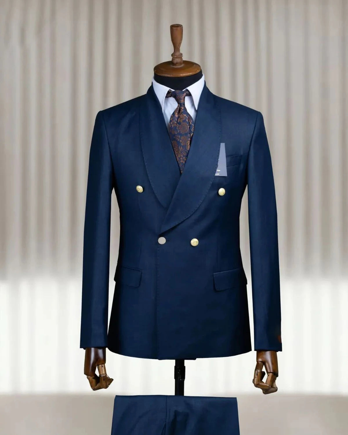 Fashion Men's Suits Shawl Lapel Groom Wear for Wedding Party Business Slim Fit Tuxedos 2 Pieces Jacket Pants Custom Made