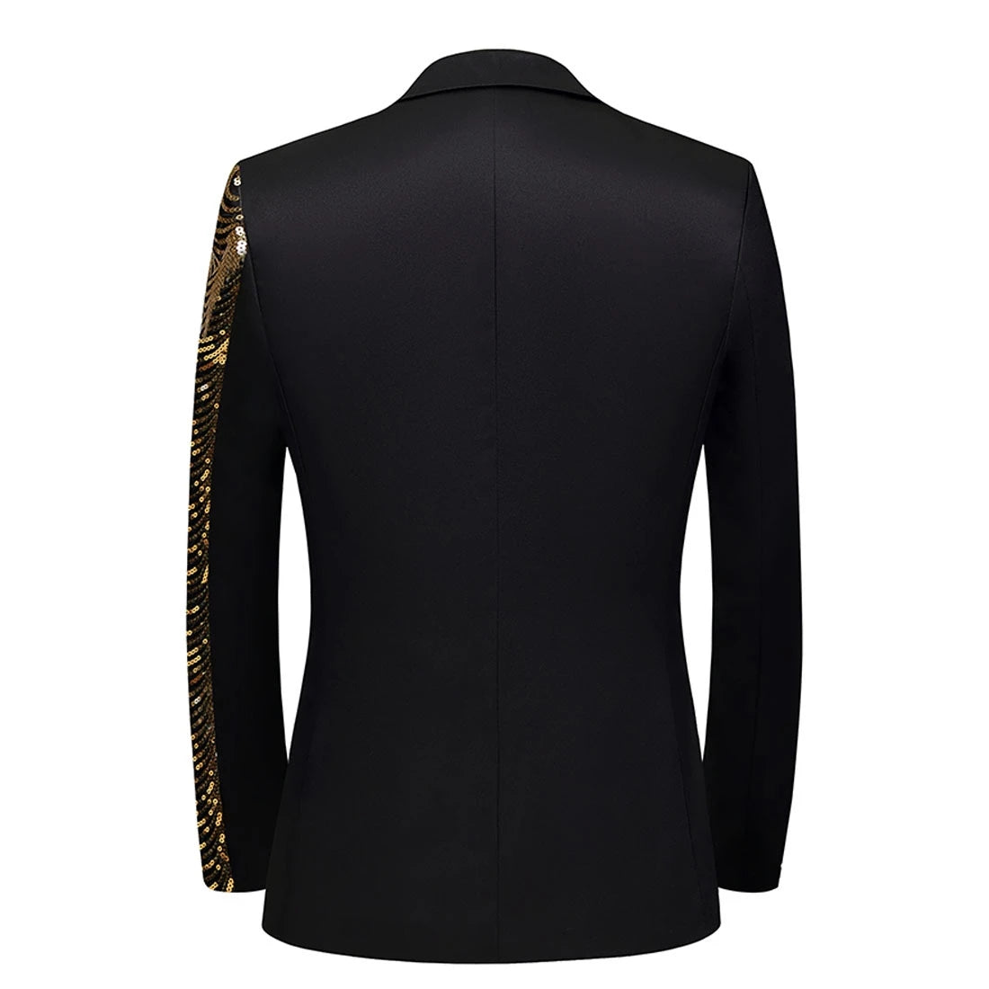 Conjunto de traje blazer con lentejuelas para hombre, elegante chaqueta de esmoquin con pantalones para fiestas y bodas, elegante atuendo de moda.