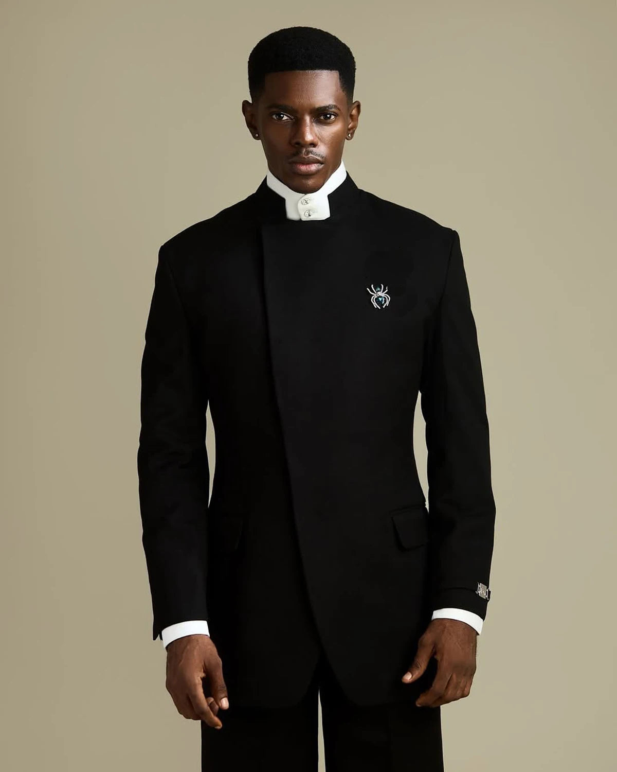 Simple Men Suits Tailor-Made 2 Pieces Standard Lapel Jacket Blazer One Breasted Groom Evening Party Customized Coat Pants