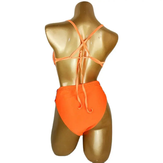 Nuevo disfraz de carnaval de samba para mujer, sujetador de alambre sexy, top y pantalones de cintura alta, conjunto de 2 piezas, piedra de color AB para fiestas, bailes, clubwear 